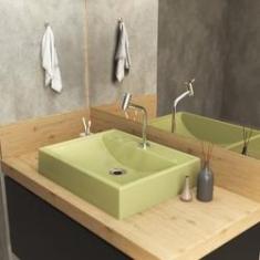 Imagem de Kit Cuba RT49 com Válvula Metal 1 Polegada Compace Verde Acqua
