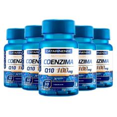 Imagem de Kit 5 Coenzima Q10 100mg - 30 Cápsulas - Catarinense