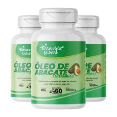 Imagem de 3 óLEO DE ABACATE COM VITAMINA E COM 1000MG Terra Vida Natural 