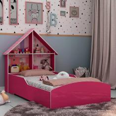 Imagem de Cama Casinha Montessori Solteiro Pink Ploc Gelius