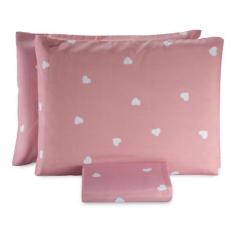 Imagem de Jogo De Cama Lençol Casal Queen 3 Peças Essencialle Algodão 160 Fios C