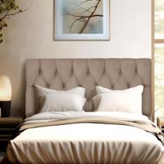 Imagem de Cabeceira Mirage Para Cama Box Queen 160cm Com Capitonê - Móveis Me