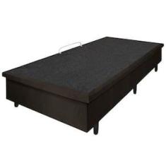 Imagem de Base Box para Colchão de Solteiro MGA Lift Cotton com Baú e Pistão à Gás - 39x88x188cm