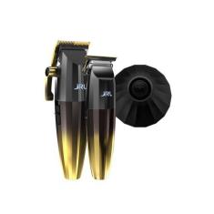 Imagem de Kit de máquina Clipper Trimmer JRL Gold com lâmina de titânio - Lightb