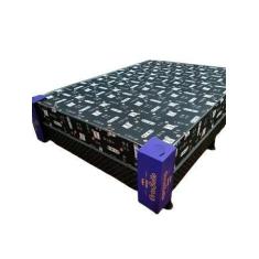 Imagem de Cama de Casal Box Preta Resistente - Ortobello