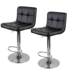 Imagem de Kit 2 Banquetas Gomos Para Cozinha Preta