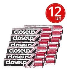 Imagem de Kit Creme Dental Close Up Triple Menta Americana 70g - 12 Unidades