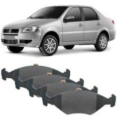 Imagem de Kit Pastilha Freio Fiat Siena 98 a 2015 Dianteira Syl