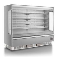 Imagem de Refrigerador/Expositor Vertical Aberto &quot;Topázio&quot; GSTO-2400 Gelopar - Tipo Inox