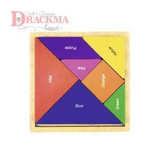 Imagem de Brinquedo Educativo Em Madeira Jogo Tangram - Drackma