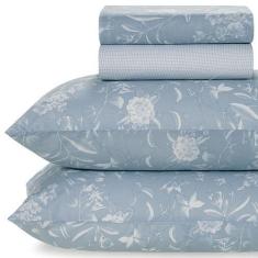 Imagem de Jogo De Lençol Queen Karsten Percal 160 Fios 100% Algodão Estampado Ca