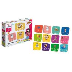 Imagem de Brinquedo Quebra-Cabeça Didático Da Turma Da Monica - Aprendendo Libra