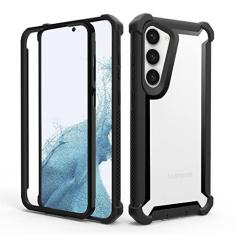 Imagem de Asuwish Capa de telefone para Samsung Galaxy S23 FE 5G Capa robusta à prova de choque à prova de queda rígida protetora de corpo inteiro híbrido resistente celular de camada dupla acessórios S 23 EF