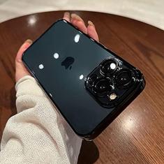 Imagem de Capa de telefone macia para iPhone 11 12 13 14 Pro Max XS X XR 7 8 Plus Mini SE 2020 2022 Capa de silicone transparente, preta, para iPhone XR