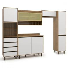 Imagem de Cozinha Completa 5 Peças Confort Cinamomo com Off White Batrol