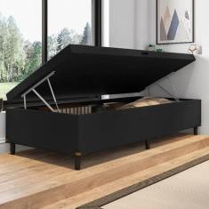 Imagem de Base Box Lobbox Solt Bau 0,88 X 1,88 X 0,39 Suede Preto