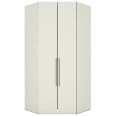 Imagem de Guarda Roupa Modulado Canto Closet Seletto 2 Portas Areia - Móveis Henn