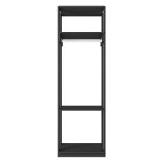 Imagem de Guarda Roupa Modulado Closet Titan Preto Velluto - Pr Móveis Preto Velluto