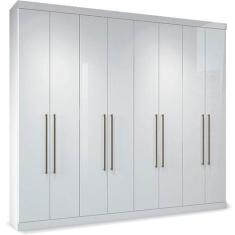 Imagem de Guarda Roupa Casal 8 Portas E 4 Gavetas Havana Master Vip Branco - San