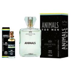 Imagem de Kit Perfume Masculino Animals Amakha Paris 100ml E 15ml