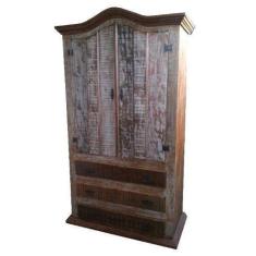 Imagem de Guarda-Roupas Cinnamon Em Madeira De Demolição - Cód 359 - Barrocarte