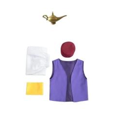 Imagem de Fantasia de Príncipe Aladdin para Adulto - Traje de Cosplay para Teatr