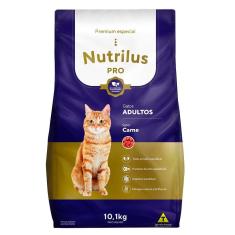 Imagem de Ração Seca Nutrilus Pro Carne Para Gatos Adultos - 10,1 Kg