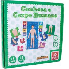 Imagem de Quebra Cabeça Conheça o Corpo Humano- Brincadeira de Criança