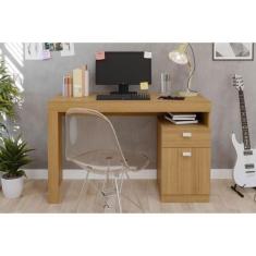 Imagem de Mesa De Computador Melissa C/ 1 Porta E 1 Gaveta Nature - Permóbili