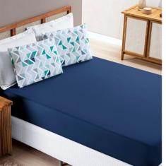 Imagem de Jogo De Lençol Queen 3 Peças 100% Algodão Malha Penteada Quality - Bia