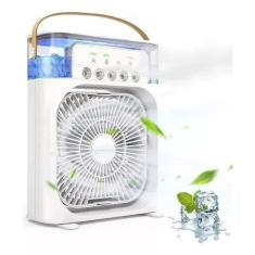 Imagem de Aquele frescor instantâneo: Mini Ar Condicionado Climatizador USB - DK