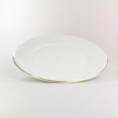 Imagem de 6 Pratos Sobremesa Pomerode Filete Ouro - Porcelana Schmidt