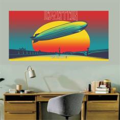 Imagem de Painel Adesivo de Parede Led Zeppelin Tamanho 90x50cm