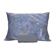 Imagem de Jogo De Lençol 2 Peças Portallar Confort Silk Marmore-cinza Gray Solteiro