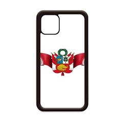 Imagem de Capa com emblema nacional da bandeira do Peru para iPhone 11 Pro Max para Apple Mobile Case Shell