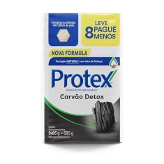 Imagem de Sabonete em Barra Protex Carvão Detox 8 unid 85g Promo Leve Mais Pague Menos