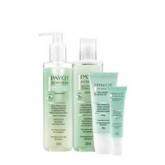 Imagem de Kit Payot Acnederm Gel Hidratante Antiacne Secativo Sabonete Líquido E