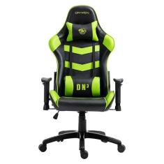 Imagem de Cadeira Gamer DN3 Giratoria Preto/Verde(DN003/GR)
