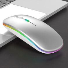Imagem de Mouse Bluetooth RGB Led Recarregável  2,4 Ghz Led Wireless - 9H, Mouse