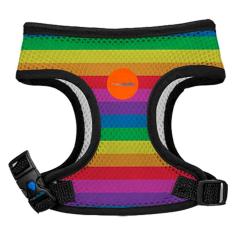Imagem de Peitoral Mesh Rainbow Para Cães - Tam. M
