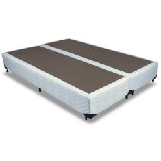 Imagem de Cama Box Base Queen Universal Tecido White (158x198x25) - Probel