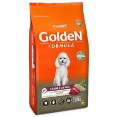 Imagem de Ração Golden Formula Cães Adulto Carne/Arroz Raças Pequenas 15Kg - Pre