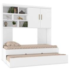 Imagem de Quarto Infantil Chiara Completo Com Cama De Solteiro, Cama Auxiliar -