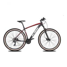 Imagem de Bicicleta Aro 29 Ksw Xlt 27v Freio Hidráulico K7 Garfo Trava Pneu Faixa - Preto/vermelho/branco Tam.17