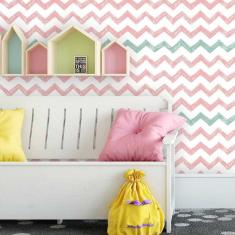 Imagem de Papel De Parede Adesivo Chevron Jovem 65248 0,58X3,00M