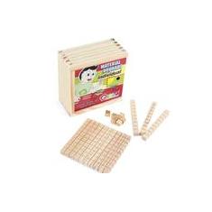 Imagem de Brinquedo Educativo Material Dourado Individual 62 Peças Madeira - CARLU