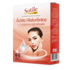 Imagem de Ácido Hialurônico + Colágeno Hidrolisado 60 Cápsulas Sotile - Sidney O