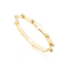 Imagem de Anel de ouro 18k terço - Elegancy Joias