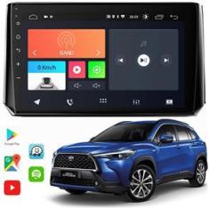 Imagem de Central Multimidia Corolla Cross 2022 10.1&quot; Android 10 com 2 USB Bluetooth Espelhamento Google Play Faaftech