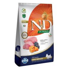 Imagem de Ração Farmina N&D Pumpkin Carnes Nobres Cordeiro para Cães Adultos de Raças Pequenas - 800 g.